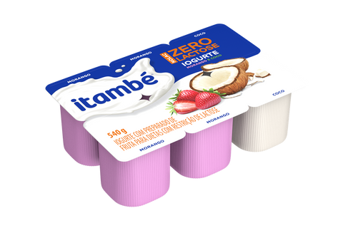 IOGURTE ITAMBE NOLAC ZERO LACTOSE MORANGO COCO 540g