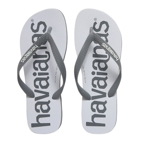 HAVAIANAS LOGOMANIA CINZA/ACO 39/40