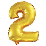 BALAO ALEGRIA FESTA MET TOPPER N2 DOURADO C/1