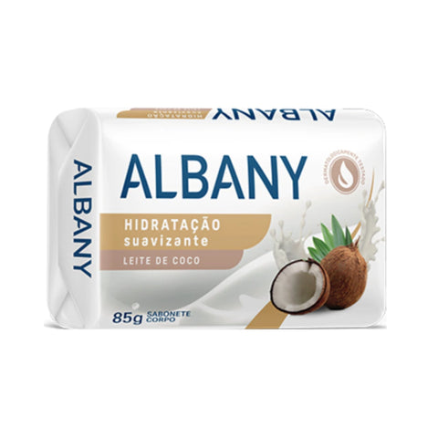 SABONETE ALBANY HID SUAVIZANTE LEITE DE COCO 85g