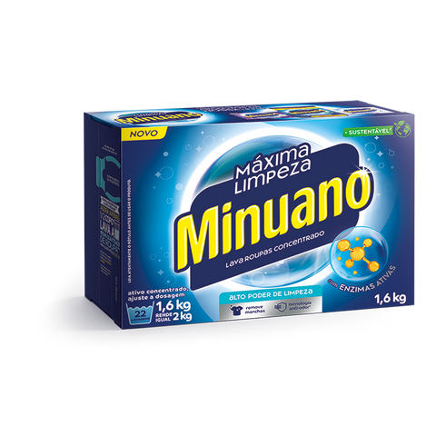 LAVA ROUPAS PO MINUANO AZUL 1,6KG CONC
