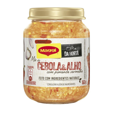 TEMPERO MAGGI DA HORTA CEBOLA ALHO PIMENTA VERMELHA 160g