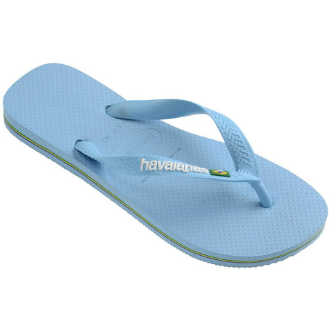 HAVAIANAS BRASIL LOGO AZUL LAVANDA BRANCO 35 36