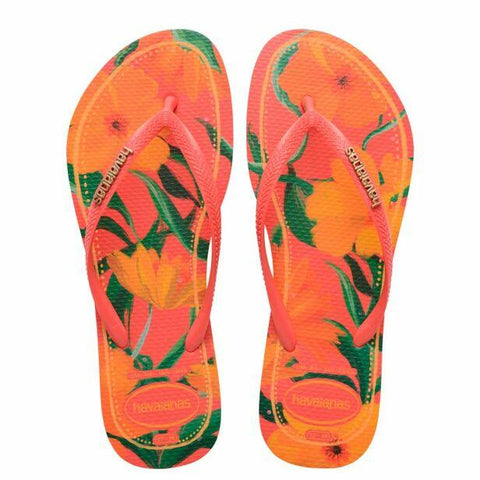HAVAIANAS SLIM TROPICAL CORAL 37/38