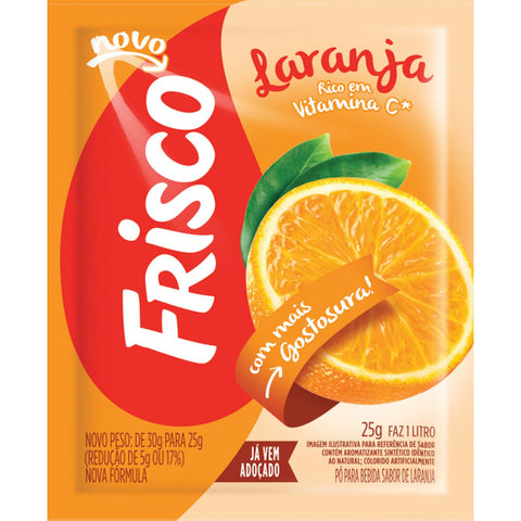 REFRESCO FRISCO LARANJA 25g