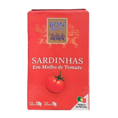 SARDINHA BON APPETIT TOMATE 120g