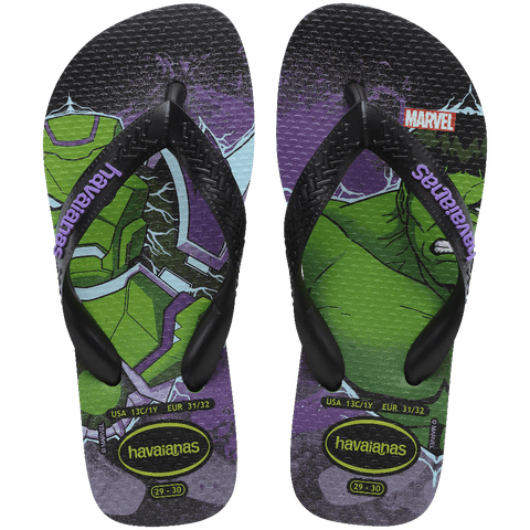 HAVAIANAS KIDS TOP MARVEL II VERDE PATRIA 31/32