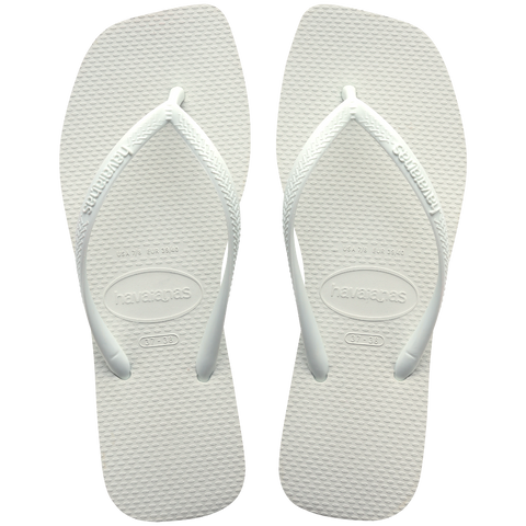 HAVAIANAS SLIM SQUARE BRANCO 35/36