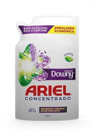 LAVA ROUPAS LIQUIDO ARIEL TOQUE DE DOWNY RF 900ml