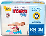 FRALDA TURMA DA MONICA BABY JUMBINHO RN C/18