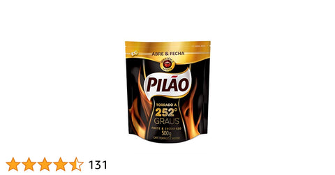 CAFE PILAO 252 GRAUS ZIP 500g