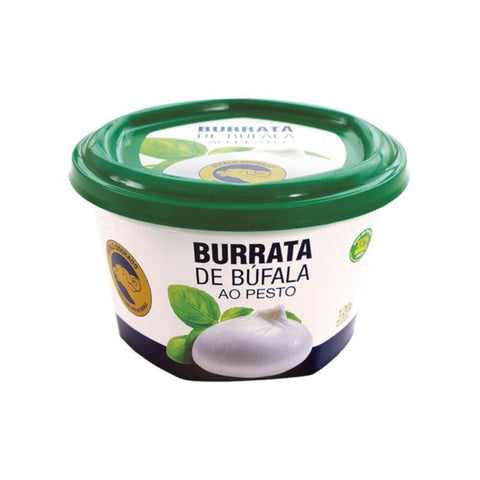 QUEIJO BURRATA BUFALO DOURADO AO PESTO 120g