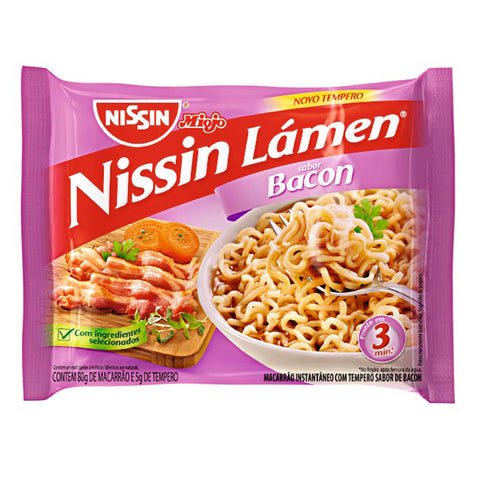 MACARRAO INST NISSIN 75G BACON