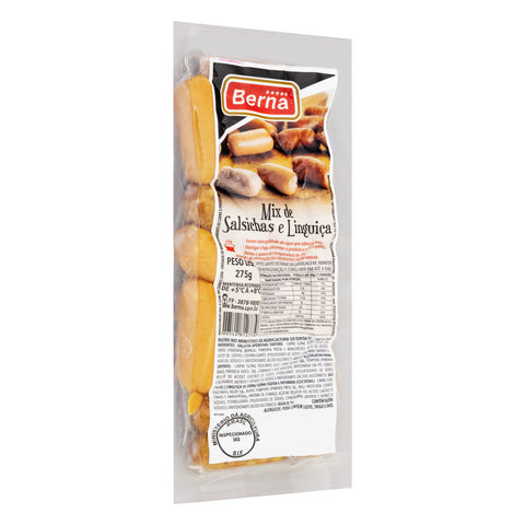 MIX SALSICHA E LINGUIÇA BERNA 3X1 275g