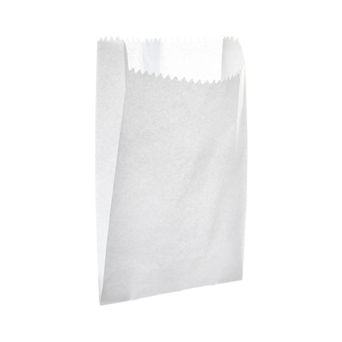 SACO P/ PIPOCA SABOR DE FESTA BRANCO 6X13cm C/50