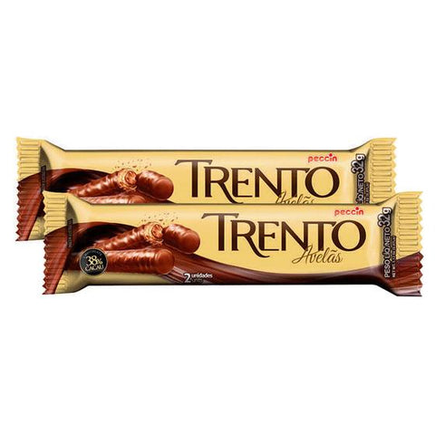 CHOCOLATE TRENTO WAFER 32g AVELAS 38% CACA