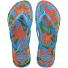 HAVAIANAS SLIM TROPICAL TURQUESA 39/40