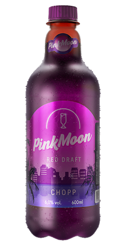 CHOPP PINK MOON VINHO RED DRAFT PET 600ml