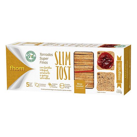 TORRADA FHOM SLIM TOST INTEGRAL 110g