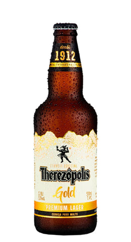 CERVEJA THEREZOPOLIS GOLD PREMIUM LAGER  500ml