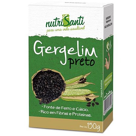 GERGILIM NUTRIMAIS PRETO 150g