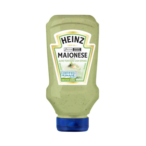 MAIONESE HEINZ ALHO C/ERVAS 215g