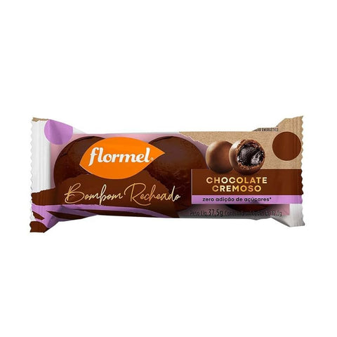 BOMBOM FLORMEL RECHEADO CHOCOLATE CREM C/3 37,5G
