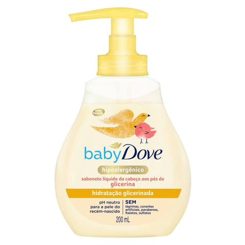 SABONETE LIQ DOVE BABY HID GLICERINADA 200ml