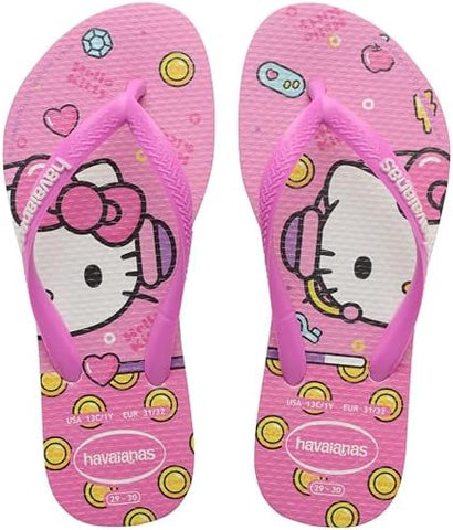 HAVAIANAS SLIM HELLO KITTY BRANCO 35/36