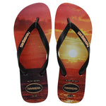 HAVAIANAS HYPE PRETO/PRETO/PESSEGO 39/40
