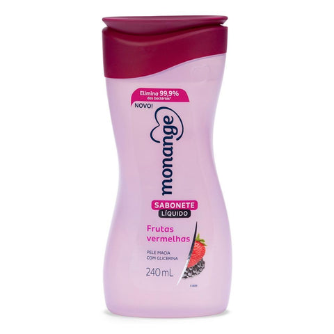 SABONETE LIQUIDO MONANGE FRUTAS VERMELHAS 240ml