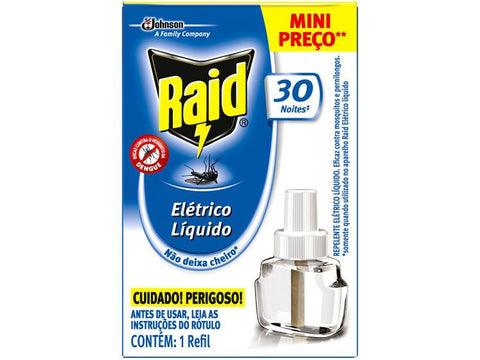 REPELENTE RAID LIQUIDO ELET FAMILY 30 NOITES RF 21,9ml