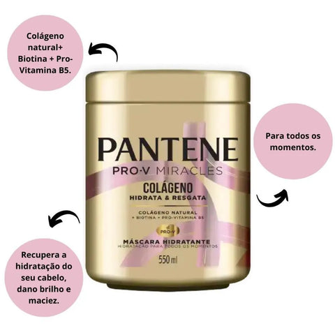 CREME DE TRATAMENTO PANTENE COLAGENO 550ml