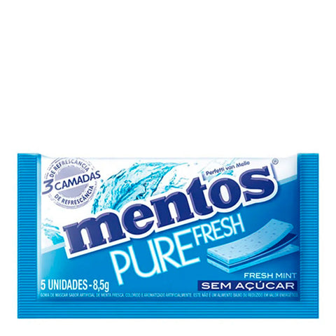 CHICLETE MENTOS C/5 8,5G PURE FRESH