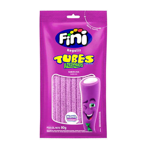 BALA FINI REGALIZ TUBES 80g UVA