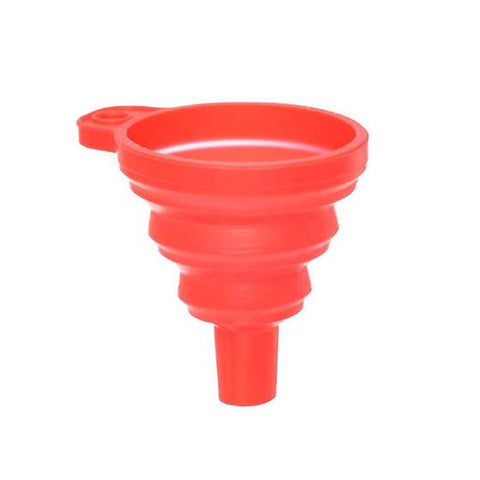 FUNIL RETRATIL UNIVENDAS SILICONE VERMELHO 8,5cm