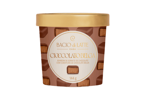 SORVETE BACIO DI LATTE BOMBOM 144G CICOCCOLATO