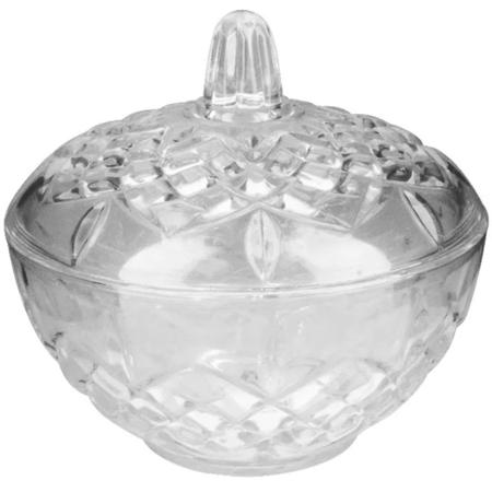 BOMBONIERE VIDRO MASSAH 12cm 380ml