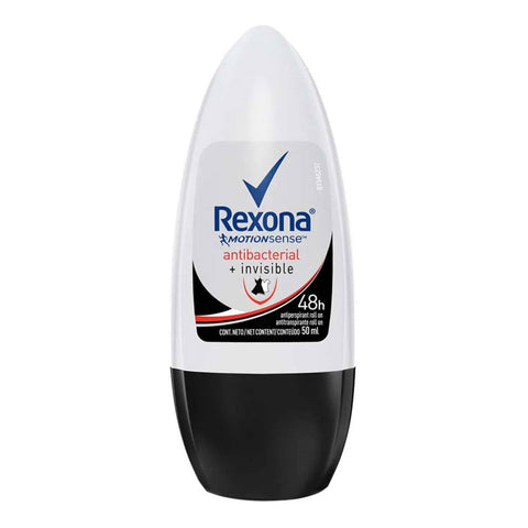 DESODORANTE REXONA ROLL-ON FEM ANTIBACTERIAL INVIS 50ML