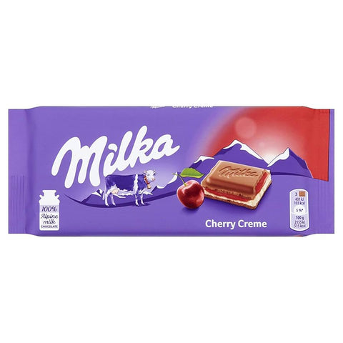 CHOCOLATE MILKA 100G CHERRY CREAM