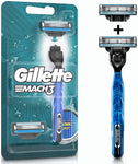 APARELHO GILLETTE MACH3 AQUA GRIP C/1+ 2 CARTUCHO
