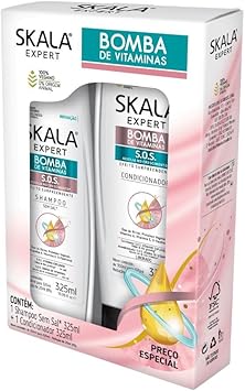 KIT SHAMPOO E CONDICIONADOR SKALA BOMBA VITAMINAS 650ml