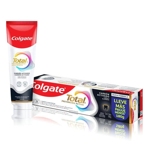 CREME DENTAL COLGATE TOTAL 12 180G CARVAO ATIVADO