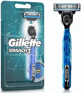 APARELHO GILLETTE MACH3 AQUA GRIP C/1+CARTUCHO