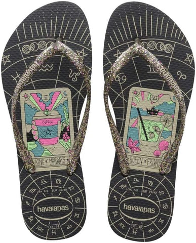 HAVAIANAS SLIM MYSTHIC PRETO 35/36