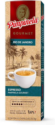 CAPSULA PIMPINELA GOURMET RJ ESPRESSO C/10 80g