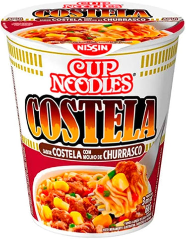 MACARRAO INST NISSIN CUP NOODLES 69g COSTELA CHURRASCO