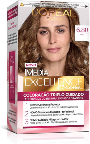TINTA IMEDIA CREME 6.88 MEL TABACO