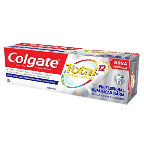 CREME DENTAL COLGATE TOTAL 12 PROF REPARACAO DIARIA 70G