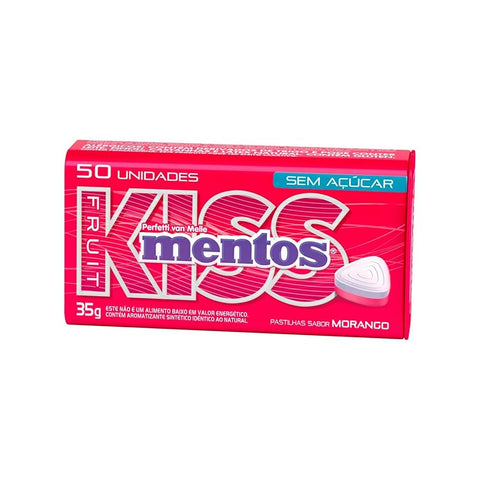BALA MENTOS KISS 35g MORANGO